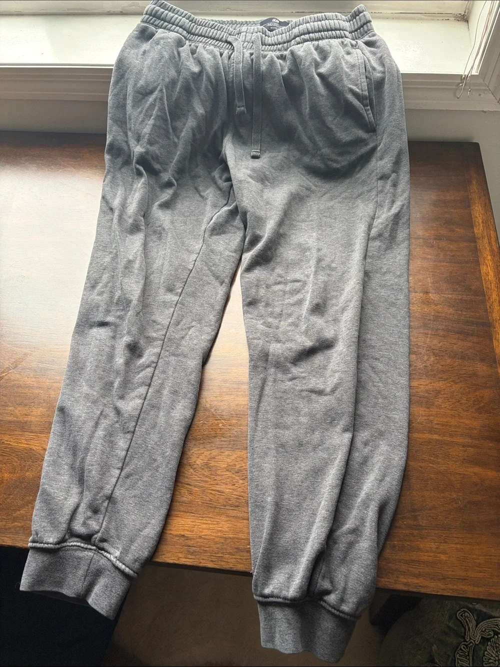 H&M Men's Dark Gray Jogger Sweatpants with Drawstring